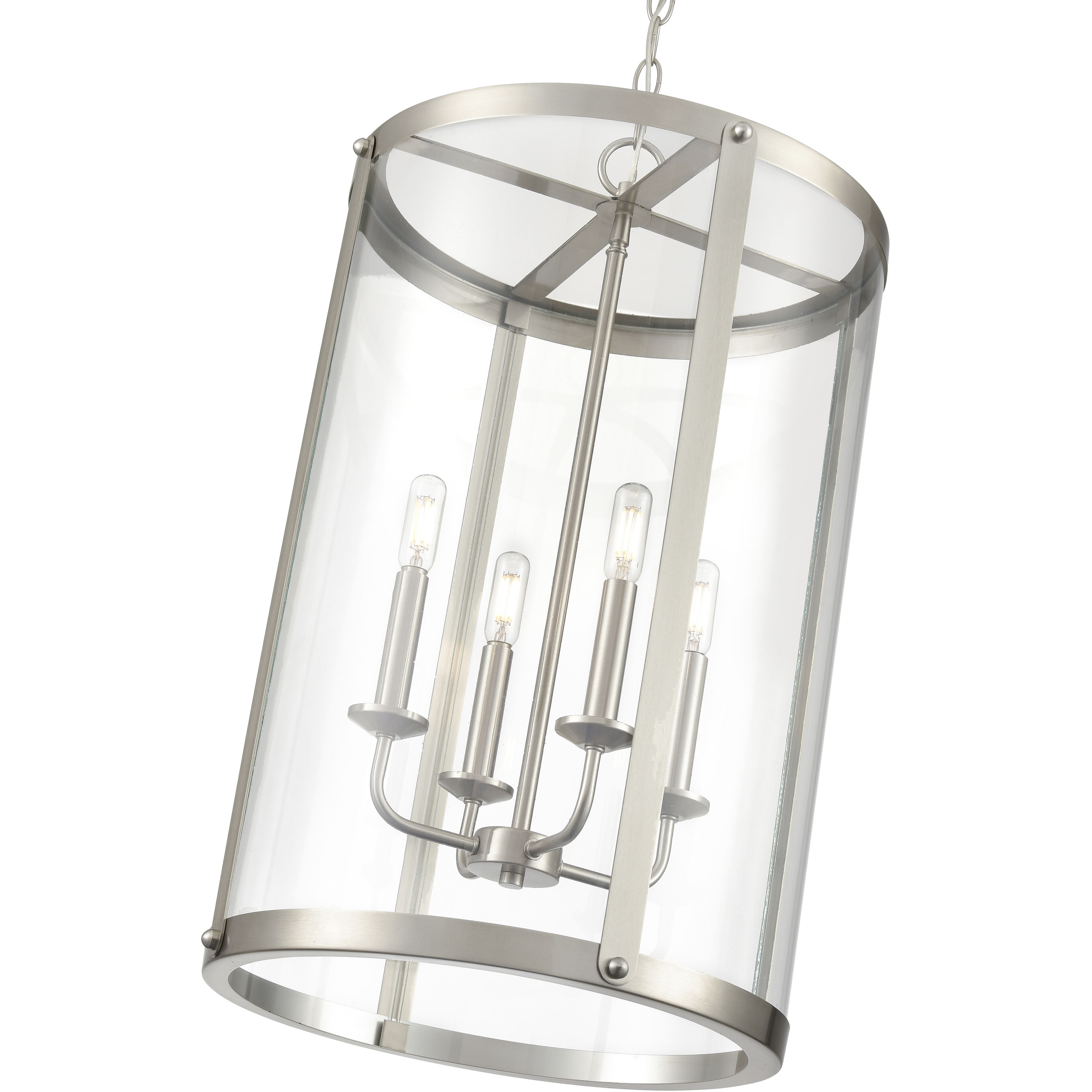Aydenn 4 Light 13.75 inch Brushed Nickel Indoor Pendant Ceiling Light